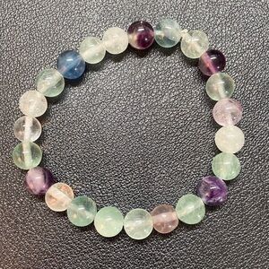 Flourite crystal bracelet
